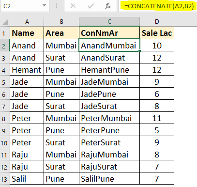 multiple criteria vlookup concatenate helper column