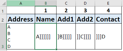 split multiple lines using formula2