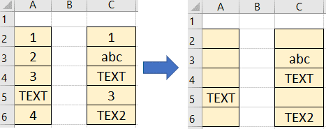 VBA clear number cells