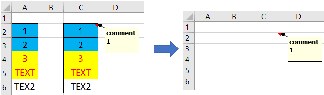 VBA to clear content and format of range