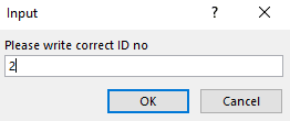 Input Box VBA