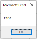 msgbox output string comparison VBA