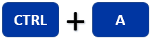 CTRL+A shortcut key to select current range or table range in Excel